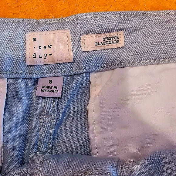 A new day Stretch Elastizado Olive Ankle Pants Size 8 - Picture 4 of 6